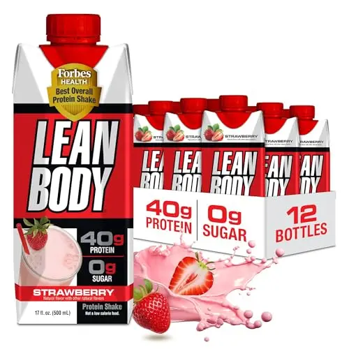 Labrada Lean Body Ready-to-Drink Strawberry Protein Shake carton