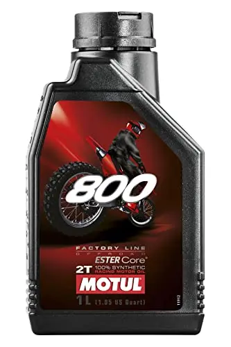 Motul 800-2t 100% synthetic premix oil bottle for 2-stroke off-road engines