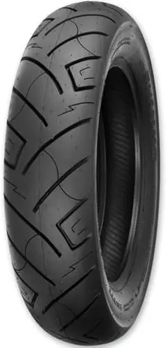 Shinko 777 rear motorcycle tire for Harley in black wall