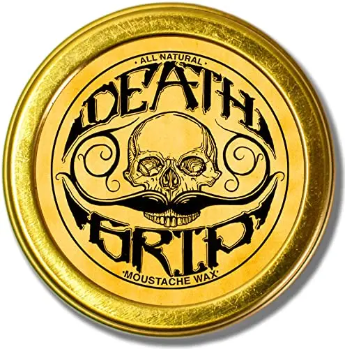 Vintage Grooming Co. Death Grip Extra Strong Hold Mustache Wax tin