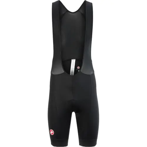 Castelli Cento men's bib shorts in black with Kiss Air chamois
