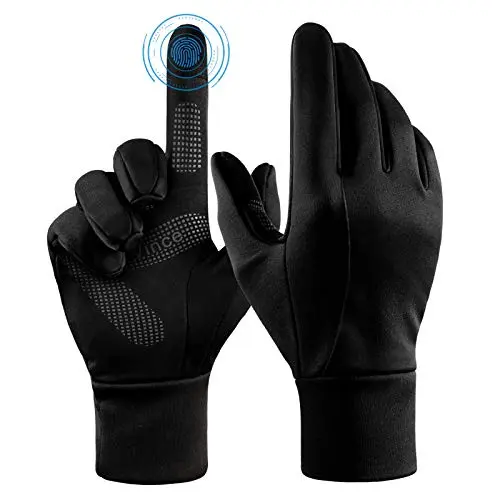 FanVince black thin thermal touchscreen gloves