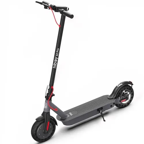 Hiboy S2 Pro electric scooter with solid tires and dual brakes for adults
