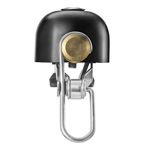 ROCKBROS classic brass alloy bike bell on a mountain bike handlebar