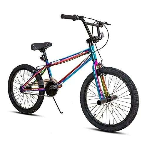 JOYSTAR Gemsbok 20-inch kids BMX bike in oil slick color