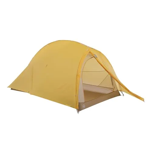Big Agnes Fly Creek HV UL 2-person bikepacking tent in yellow