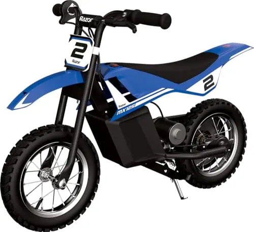 Razor MX125 electric dirt rocket bike for a young child