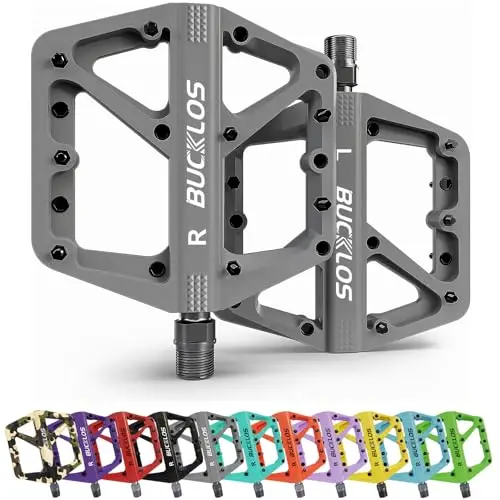 BUCKLOS extra wide nylon composite bike pedals