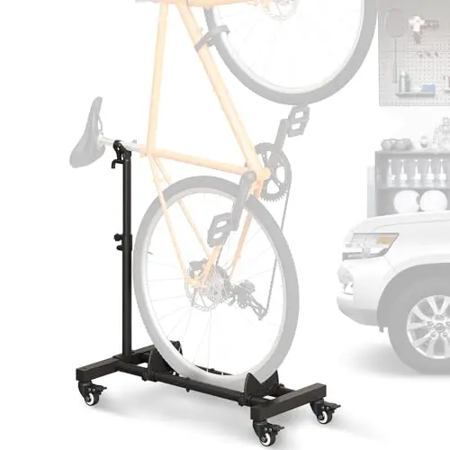 Sttoraboks freestanding upright bike floor stand with wheels