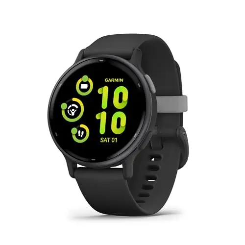 Garmin vivoactive 5 smartwatch with AMOLED display on a wrist