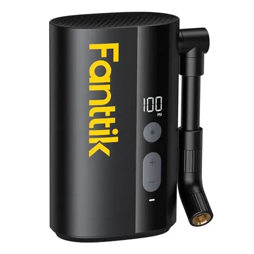 Fanttik X9 Ace electric bike pump with all-in-one hose design
