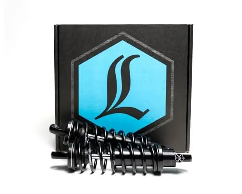 Legend Suspensions Revo-A black rear shocks for Harley Touring