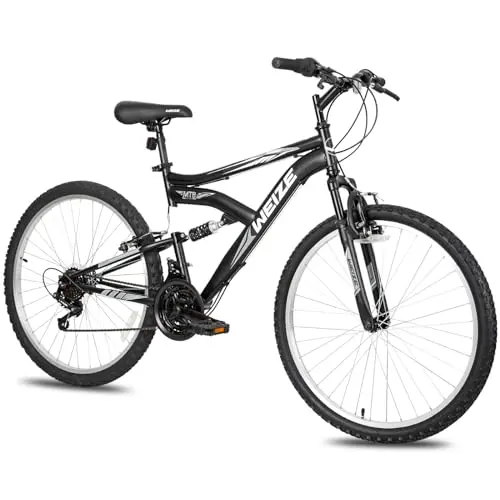 WEIZE dual suspension mountain bike with 26-inch wheels