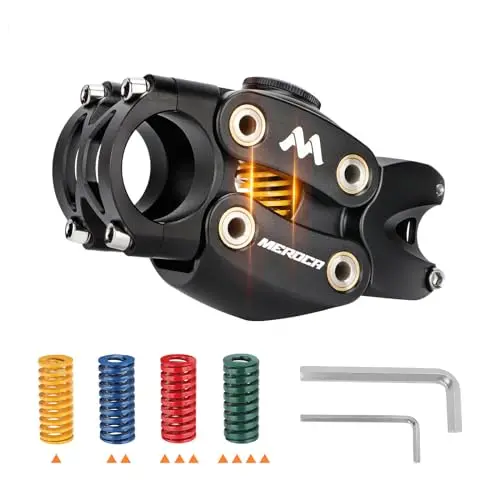 MEROCA black suspension stem for mountain and gravel bikes