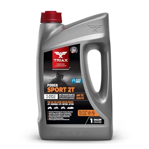 TRIAX Power Sport 2T full synthetic 2-cycle oil gallon jug
