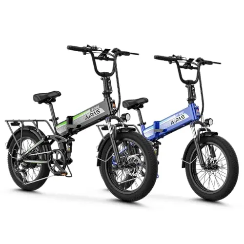 Aipas F3 folding electric bike with full suspension