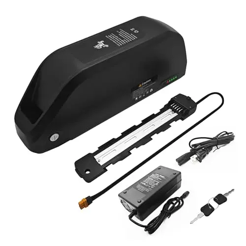 PLXNYLB 48V 23Ah electric bike battery with waterproof holder