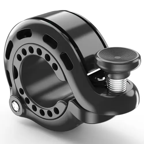 Topcrown hidden design bike bell installed on a road bike