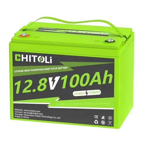 CHITOLI Group 24 size 12V 100Ah lithium iron phosphate battery