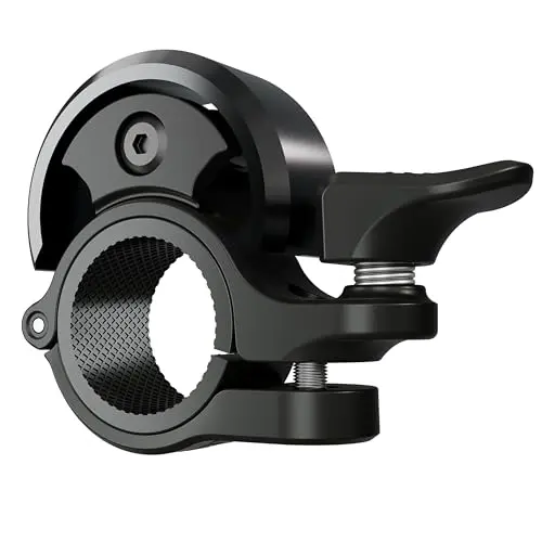 Greallthy modern aluminum bike bell on a road bike