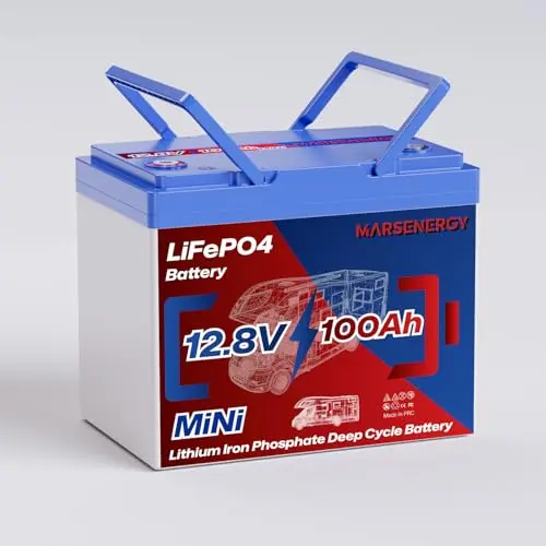 MARSENERGY durable Group 24 lithium battery for marine and solar use