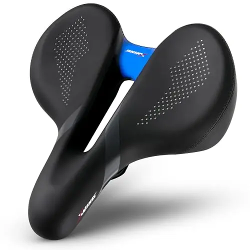 X WING winged shape comfort bike seat