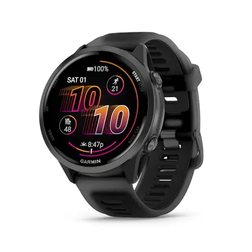 Garmin Forerunner 570 smartwatch with slate gray aluminum case