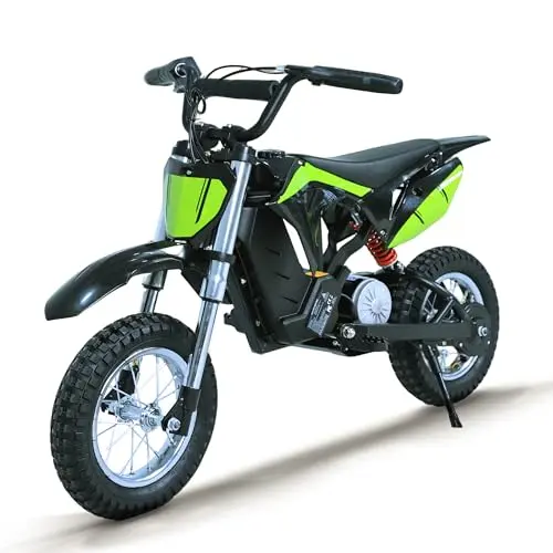 BLAZEGO green electric dirt bike for kids ages 6-12