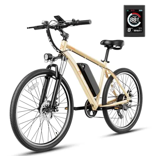 Jasion EB5 khaki electric bike with minimalist urban design