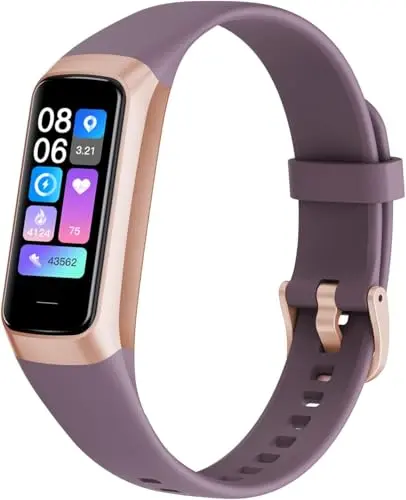 TROTY C60 fitness tracker in wine red color